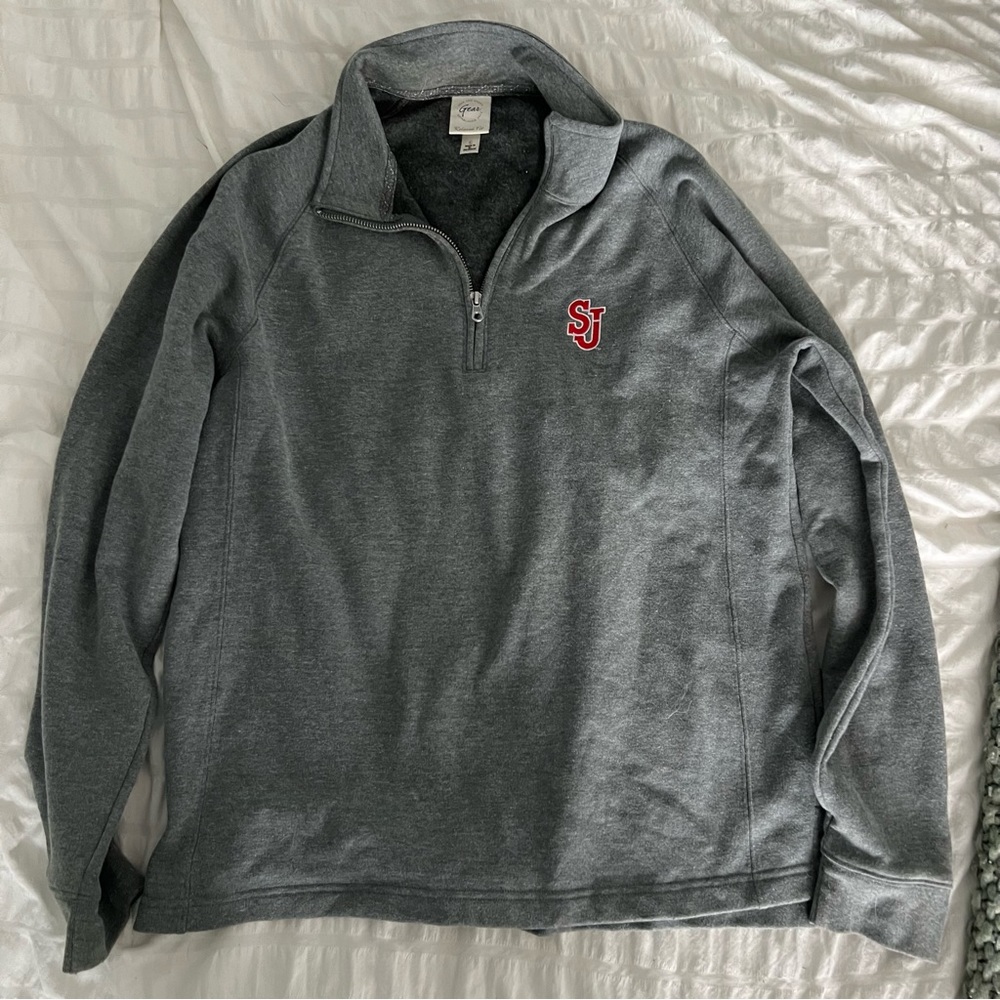 Quarter zip St. John’s university crewneck sweatshirt